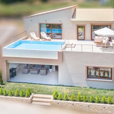 Villa Vasillis-Heated Swimming Pool With Infinity View Vitalades Luaran gambar
