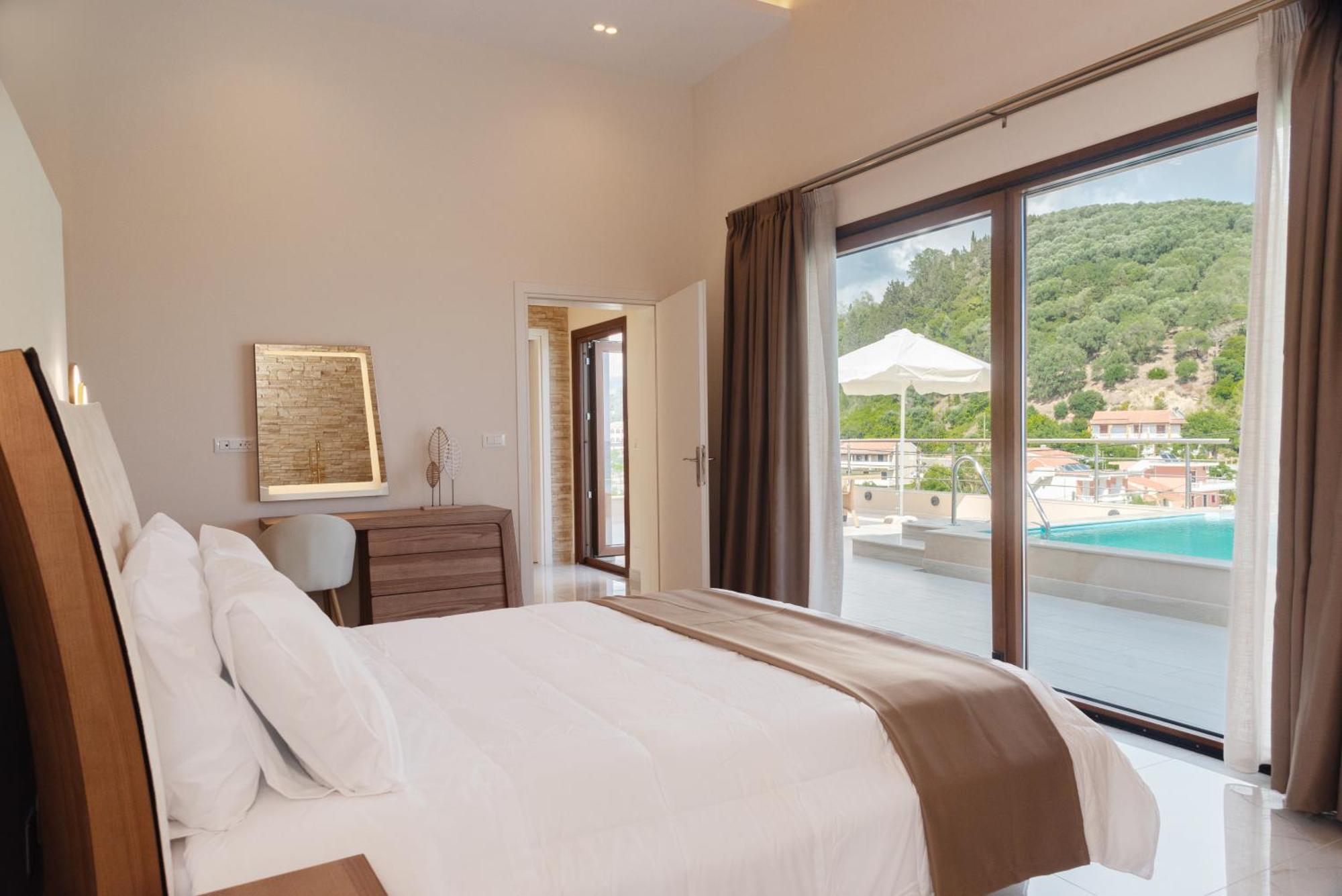 Villa Vasillis-Heated Swimming Pool With Infinity View Vitalades Luaran gambar