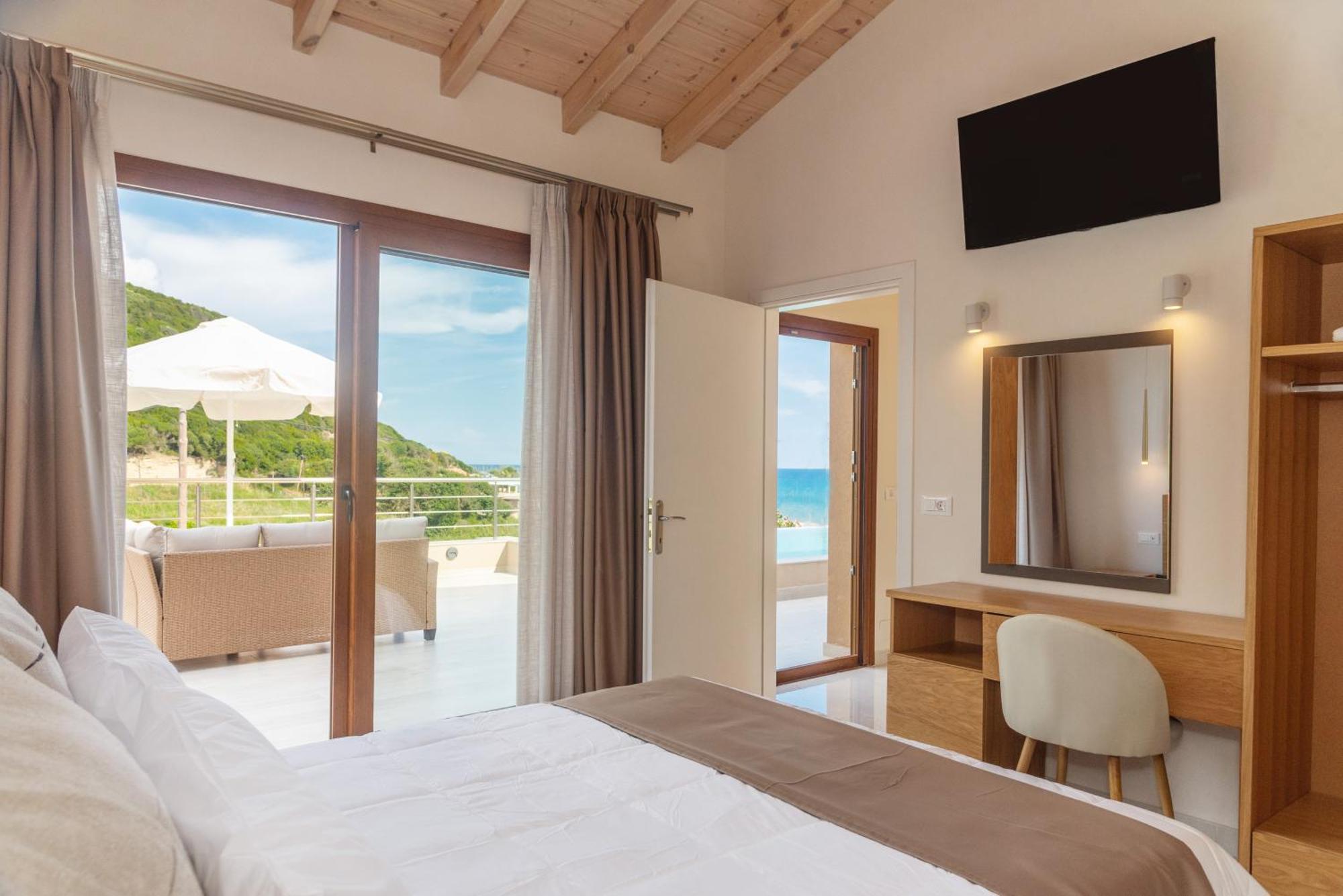 Villa Vasillis-Heated Swimming Pool With Infinity View Vitalades Luaran gambar